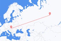 Flights from Podkamennaya Tunguska, Russia to Budapest, Hungary