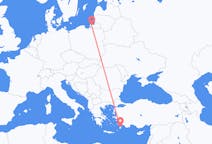 Fly fra Kaliningrad til Rhodes