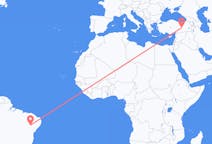 Flyreiser fra Petrolina, Brasil til Elazig, Tyrkia