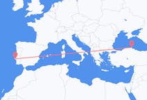 Flyg från Sinop, Turkiet till Lissabon, Portugal