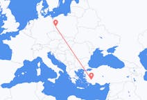 Flights from Zielona Góra, Poland to Denizli, Turkey