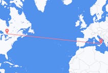 Flyreiser fra Greater Sudbury, Canada til Lamezia Terme, Italia