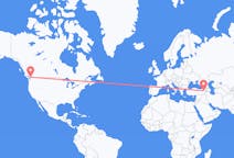 Flights from Abbotsford, Canada to Ağrı, Turkey