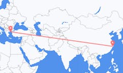 Flyg från Taizhou, Jiangsu, Kina till Lemnos, Grekland