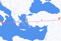 Loty z Mus, Turcja do Katania, Włochy