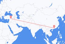 Flyg från Guangzhou, Kina till Sanliurfa, Turkiet