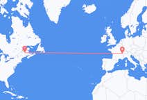 Flyreiser fra Presque Isle, USA til Genève, Sveits