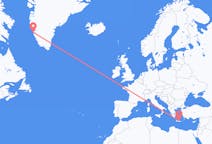 Flights from Nuuk, Greenland to Heraklion, Greece