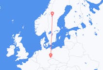 Flyreiser fra Östersund, Sverige til Dresden, Tyskland