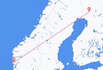 Flyreiser fra Bergen, Norge til Rovaniemi, Finland