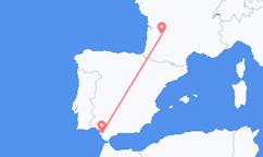 Vluchten van Bergerac naar Jerez de la Frontera
