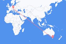 Vluchten van Hobart, Australië naar Salzburg, Oostenrijk