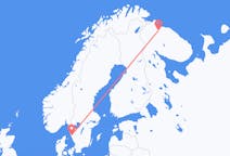 Fly fra Murmansk til Göteborg