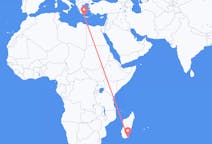Flyreiser fra Tôlanaro, Madagaskar til Khania, Hellas