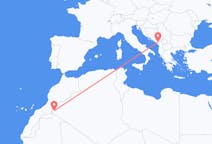 Flyg från Tindouf, Algeriet till Podgorica, Montenegro