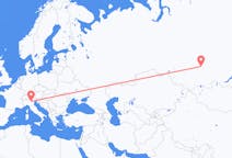 Fly fra Krasnojarsk til Verona