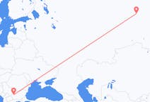 Fly fra Khanty-Mansiysk til Sofia