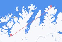 ノルウェーのメハムンから、ノルウェーのアルタまでのフライト