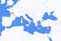 Loty z Bergerac, Francja do Larnaka, Cypr