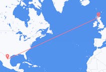 Flyreiser fra Monterrey, Mexico til Inverness, Skottland