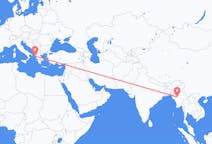 Flights from Bagan to Corfu