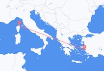 Flights from from Bastia to Samos