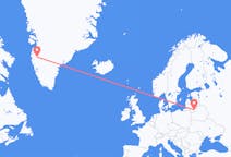 Vluchten van Vilnius naar Kangerlussuaq