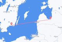 Flyg från Karlskrona till Riga