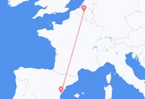 Flights from Castellón de la Plana in Spain to Brussels in Belgium