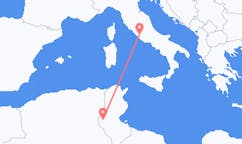 Flyg från Tozeur, Tunisien till Rom, Italien