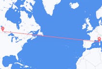 Flyreiser fra Winnipeg, Canada til Ajaccio, Frankrike