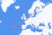 Flights from Terceira Island, Portugal to Kuopio, Finland