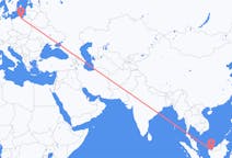 Flights from Kuching, Malaysia to Gdańsk, Poland