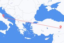 Flyg från Pescara, Italien till Elazig, Turkiet