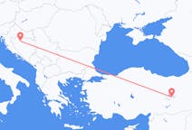 Flyreiser fra Banja Luka, Bosnia-Hercegovina til Elazig, Tyrkia