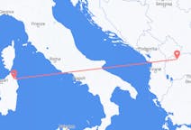 Flyreiser fra Skopje, Nord-Makedonia til Olbia, Italia