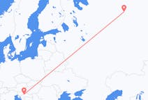 Flights from Zagreb, Croatia to Ukhta, Russia