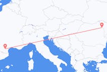Flights from Carcassonne in France to Iași in Romania