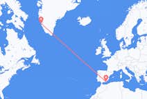 스페인 알메리아에서 출발해 그린란드 누크까지(으)로 가는 항공편