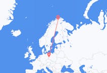 Flights from Lakselv, Norway to Zielona Góra, Poland