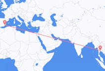 Flyg från Bangkok, Thailand till Murcia, Spanien