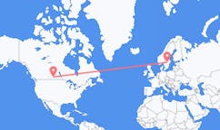 出发地 加拿大里贾纳目的地 瑞典厄勒布鲁的航班