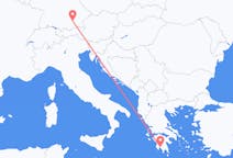 Flyreiser fra Kalamata, Hellas til München, Tyskland