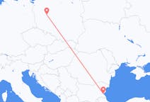 Flights from Burgas in Bulgaria to Poznań in Poland