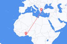 Flights from Lomé to Athens