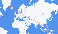 Flyrejser fra Cotabato, Filippinerne til Reykjavik, Island