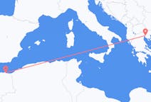 Voli da Nadoro, Marocco a Salonicco, Grecia