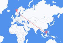 Flights from Kota Kinabalu to Trondheim