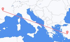 Fly fra Aurillac til Denizli