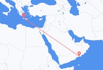 Flights from Salalah, Oman to Chania, Greece